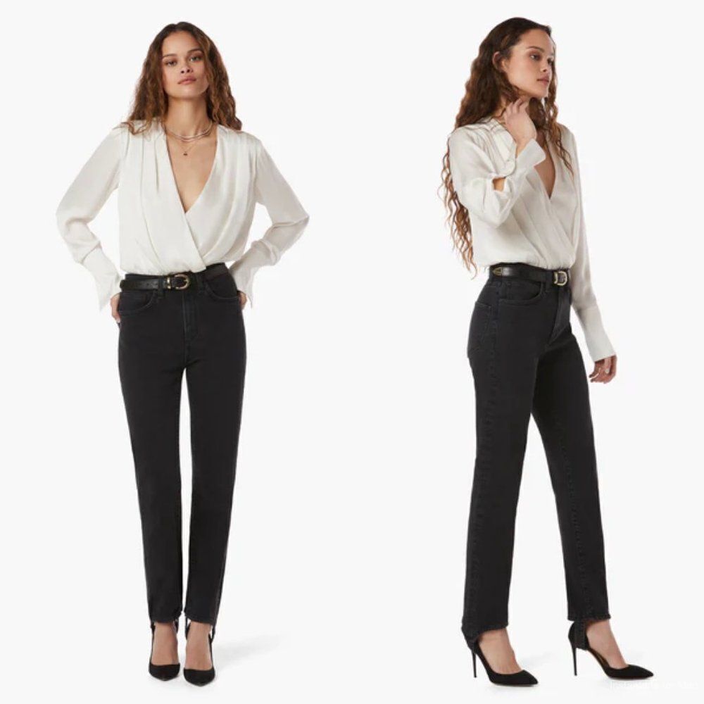 Favorite Daughter The Evelyn High Rise Straight Jeans